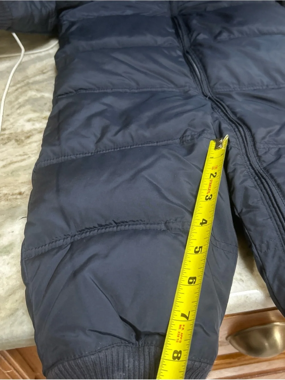 Gap Baby Puffer Snowsuit 18-24 M   Blue  Cold weather bunting Fleece Lined
